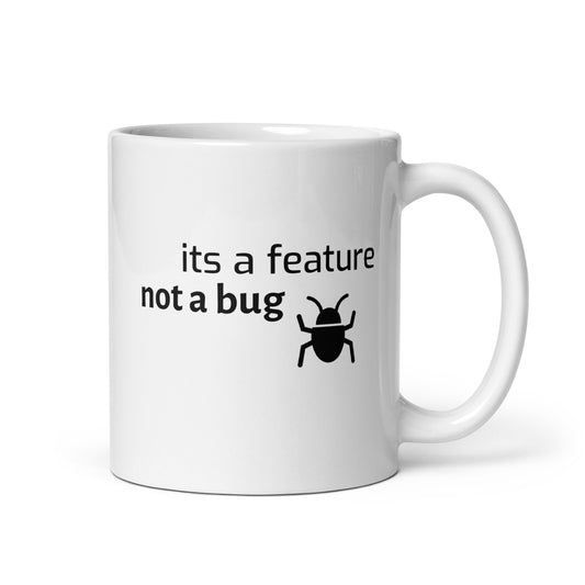 obfuscated.site | 'Feature Not A Bug' Mug